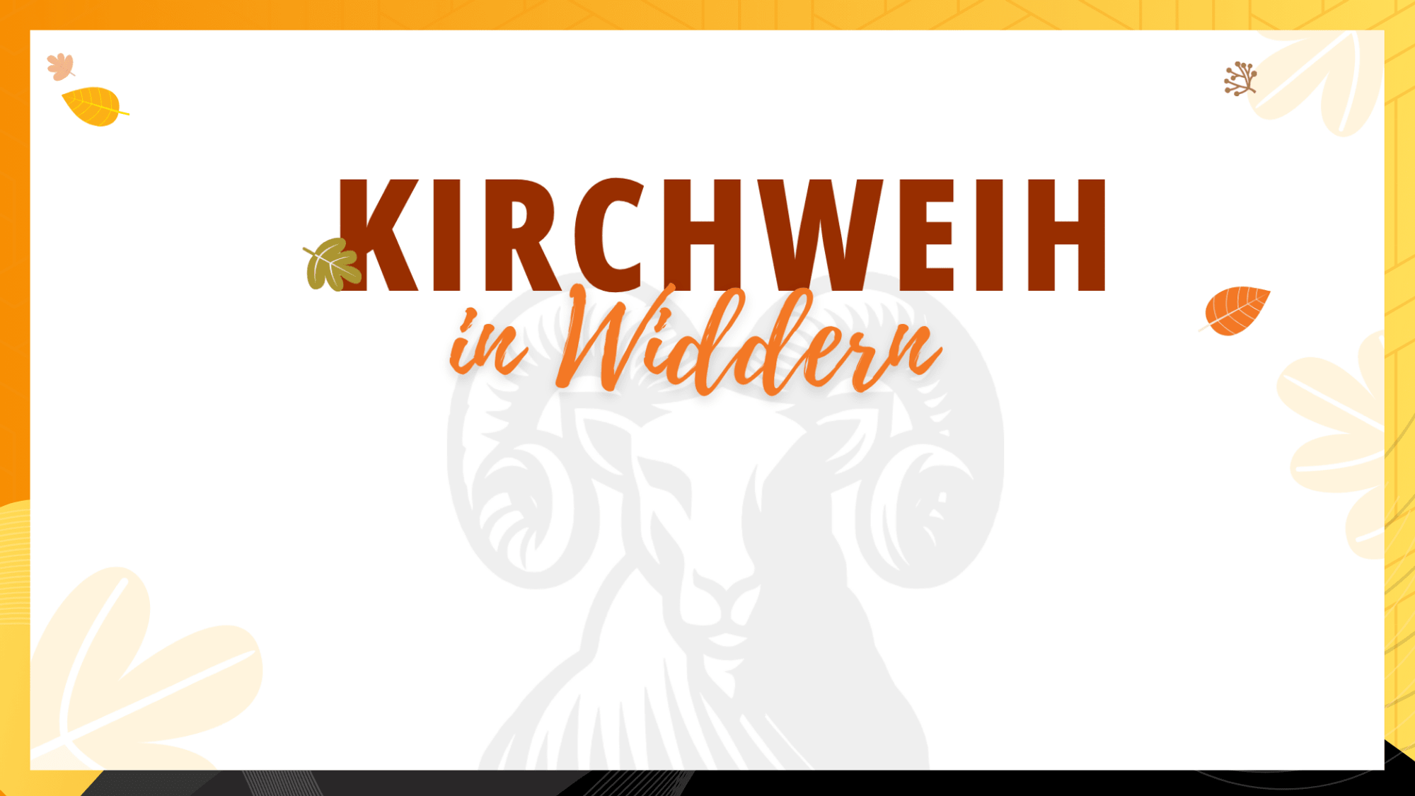 Kirchweih in Widdern - mit Essen und Fussball