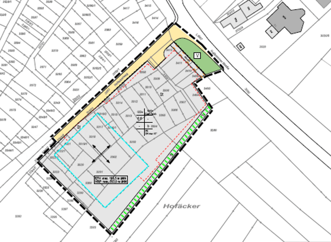 Hofäcker Stadt Widdern Bebauungspläne