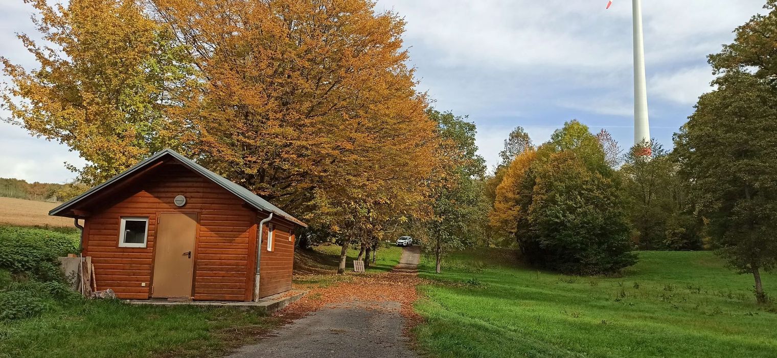 Hütte am Herbert Bopp See